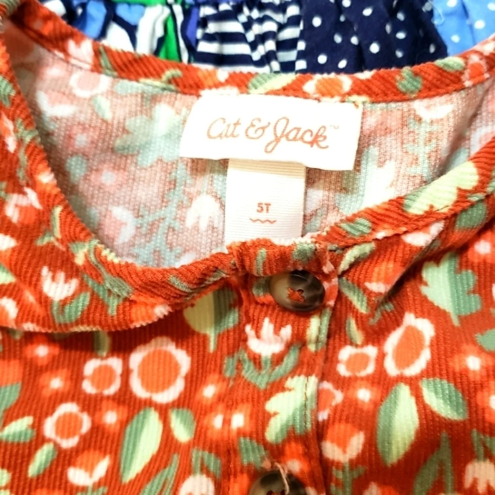 Gymboree Cat & Jack Floral Dress Bundle Lot Girls 5T